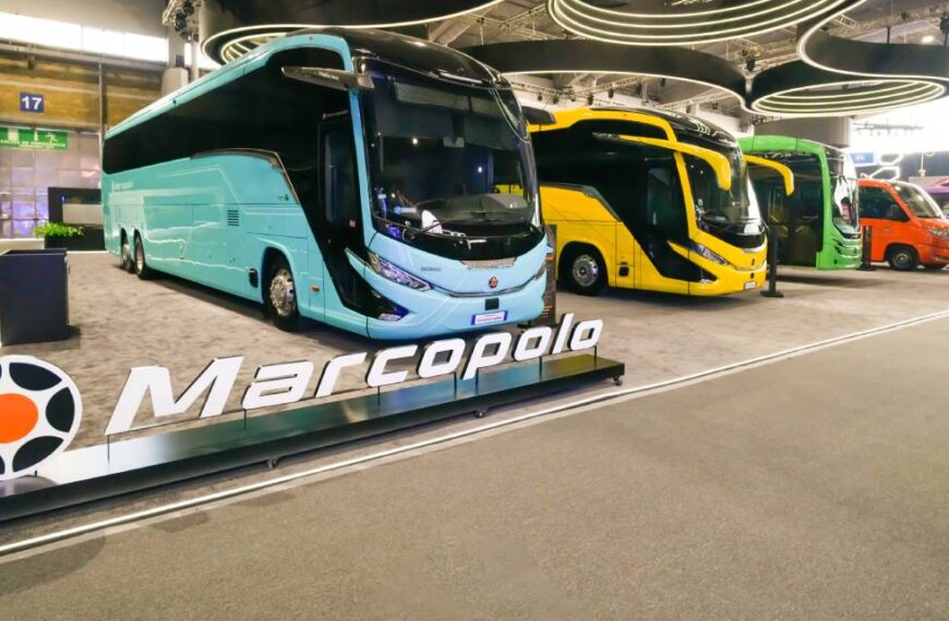 Marcopolo México supera 100 ônibus vendidos durante a Expo Foro Movilidad 2026