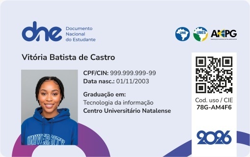 Identidade Estudantil 2025 tem validade até 31 de março e estudantes devem providenciar nova carteira em Natal