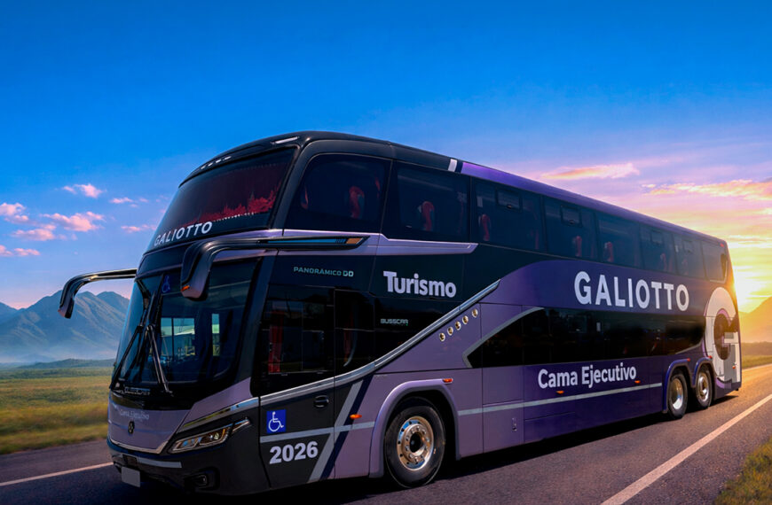 BUSSCAR entrega Panorâmico DD NB1 à Galiotto e reforça presença no mercado argentino