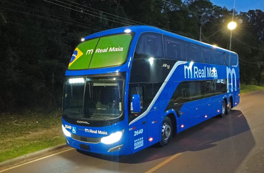 Real Maia amplia frota com 40 novos ônibus Volvo