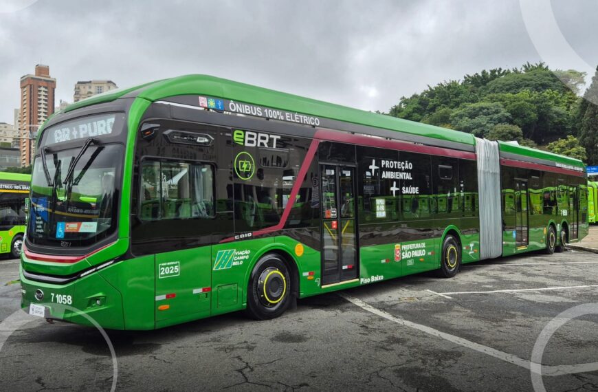 Caio entrega 95 ônibus elétricos à cidade de São Paulo