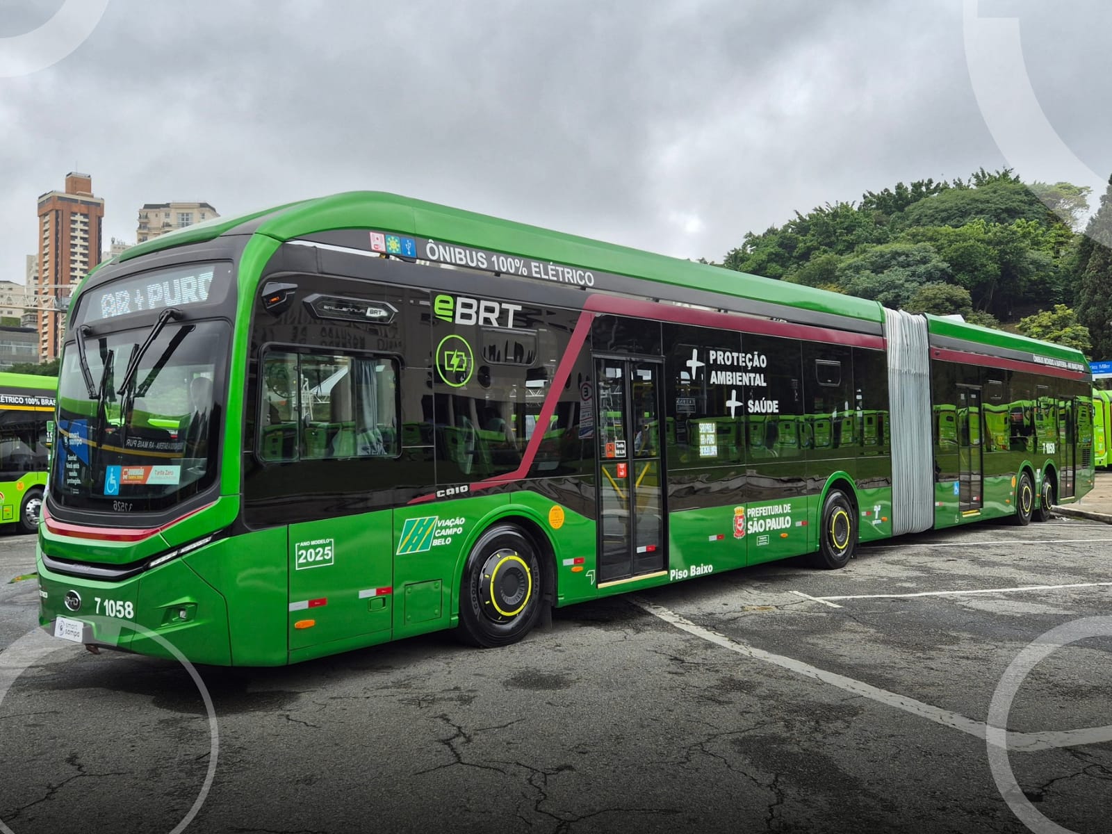 Caio entrega 95 ônibus elétricos à cidade de São Paulo