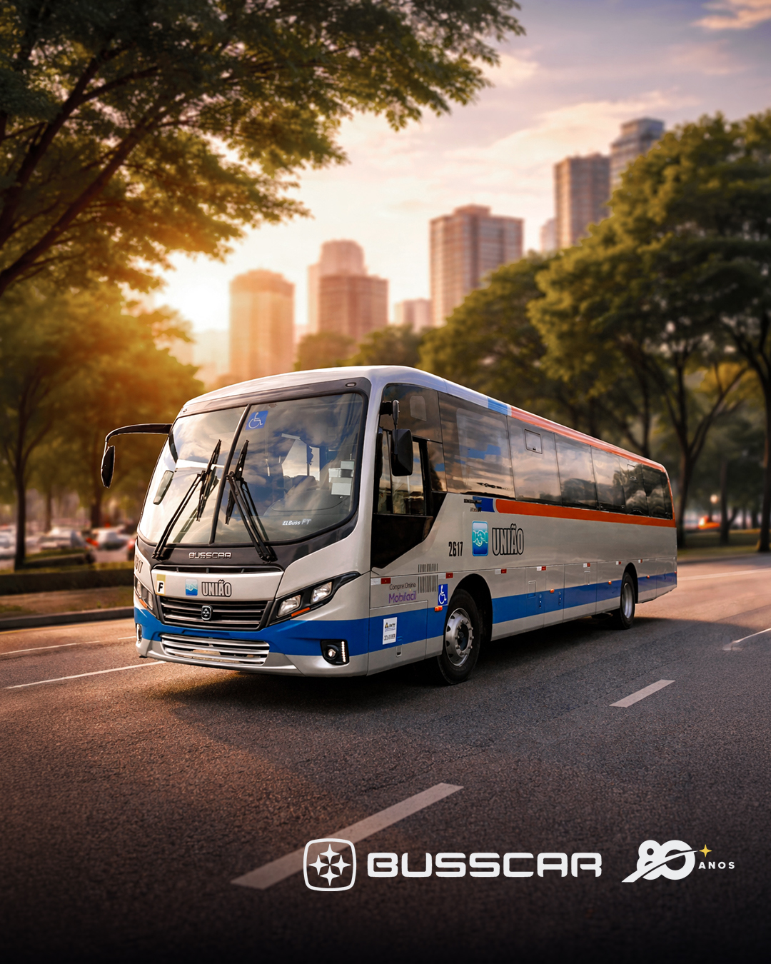 Busscar entrega seis ônibus El Buss FT zero KM à Expresso União