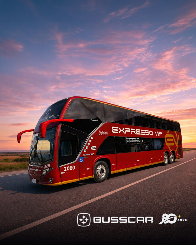 Expresso VIP incorpora modelo Vissta Buss DD 6x2 para operações rodoviárias no Maranhão