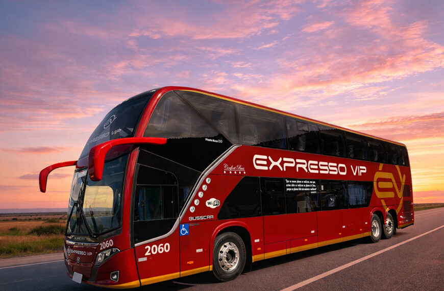 Expresso VIP incorpora modelo Vissta Buss DD 6x2 para operações rodoviárias no Maranhão