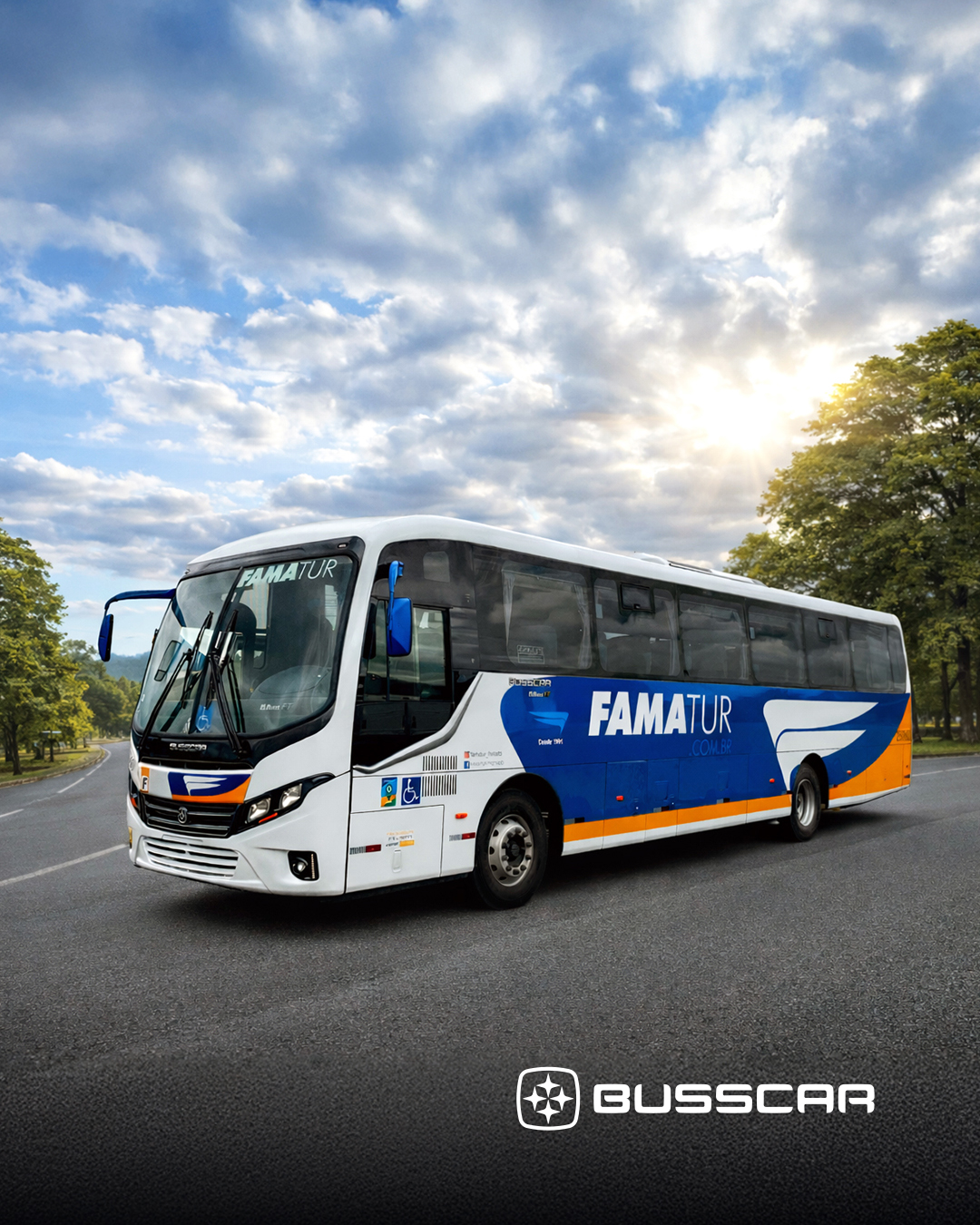 Busscar entrega El Buss FT à FAMATUR e amplia frota para transporte rodoviário e turístico