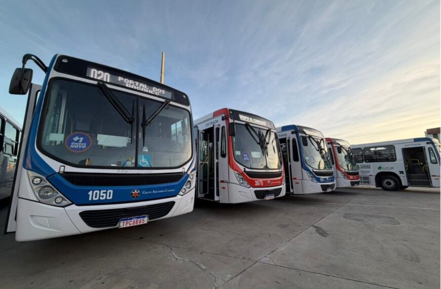 Campina Grande recebe 20 novos ônibus para o transporte público