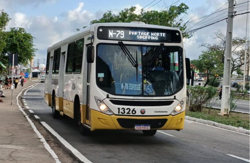 Linhas N-60 e N-79 também terão itinerário encurtado aos domingos em Natal e terão ponto de retorno em Santa Catarina