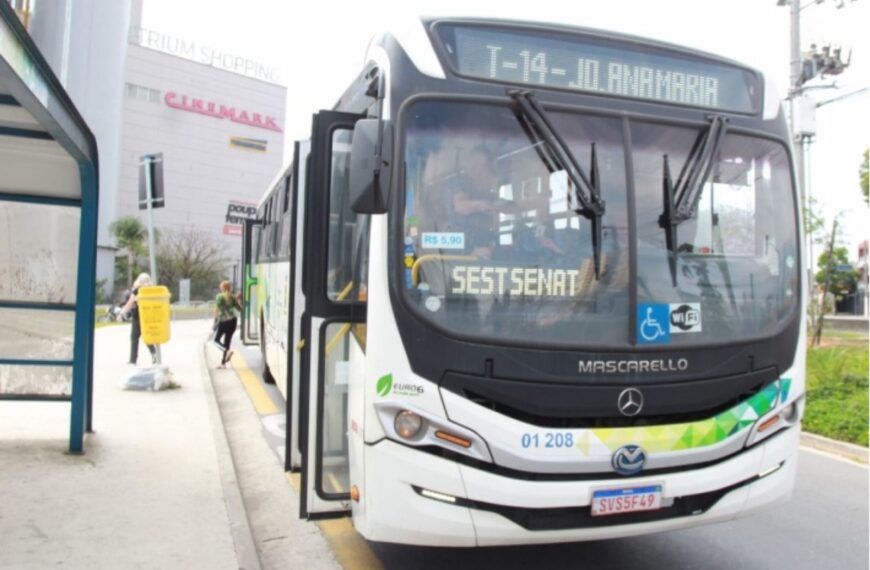 Tarifa zero em Santo André deve custar menos de R$ 2 por morador ao mês