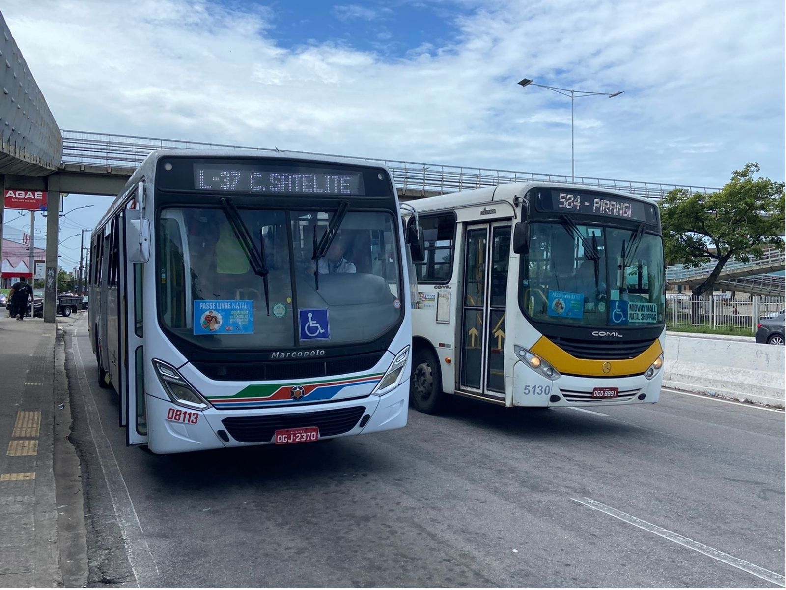 Transporte grátis no domingo em Natal tem críticas por itinerários encurtados