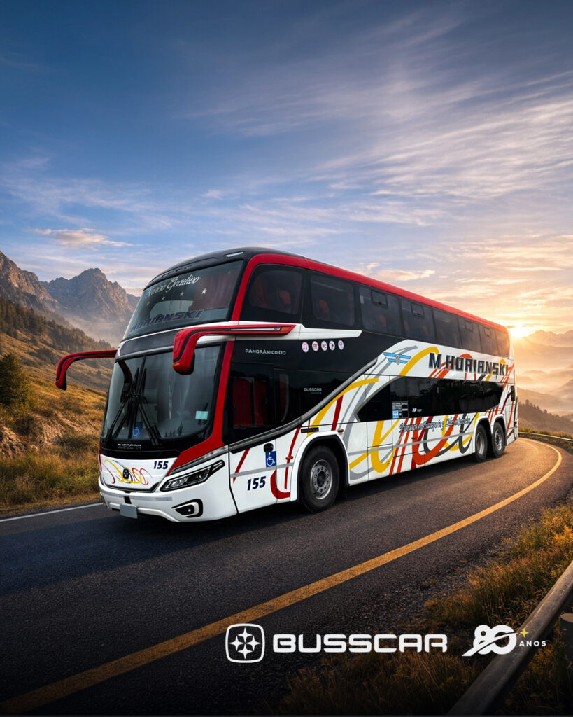 Busscar amplia presença internacional com entrega de double decker à operadora argentina