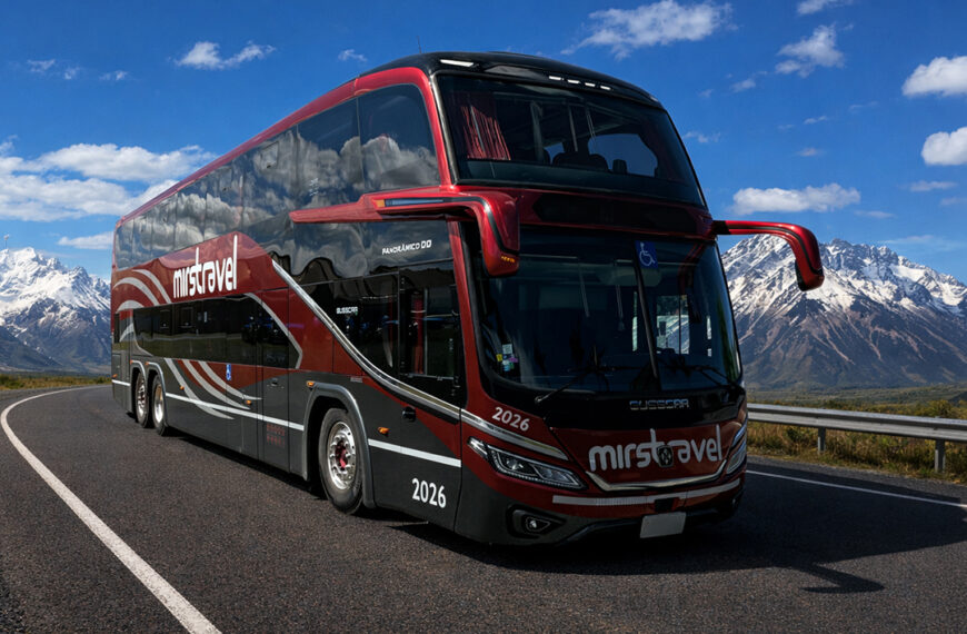 Busscar amplia presença na Argentina com entrega de Panorâmico DD à operadora Mirstravel