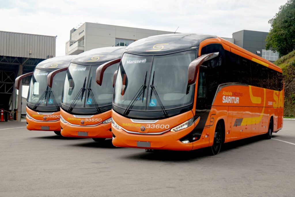 Marcopolo fornece primeiros ônibus da Geração 8 para a Saritur em Minas Gerais