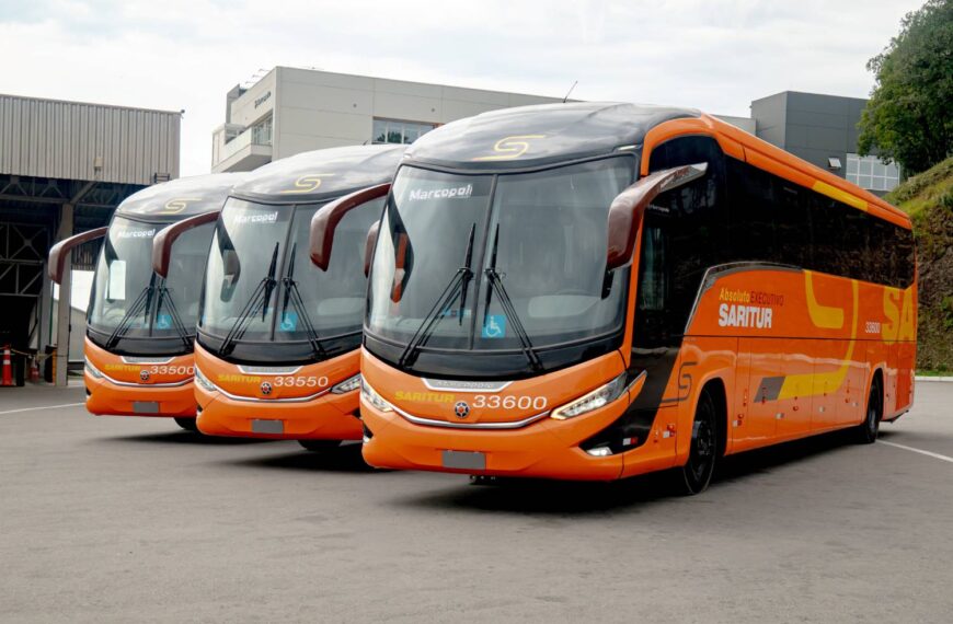 Marcopolo fornece primeiros ônibus da Geração 8 para a Saritur em Minas Gerais