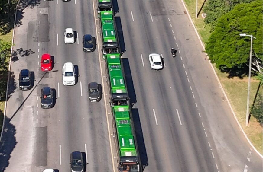 Distrito Federal recebe 85 ônibus 0 km, incluindo 45 modelos elétricos