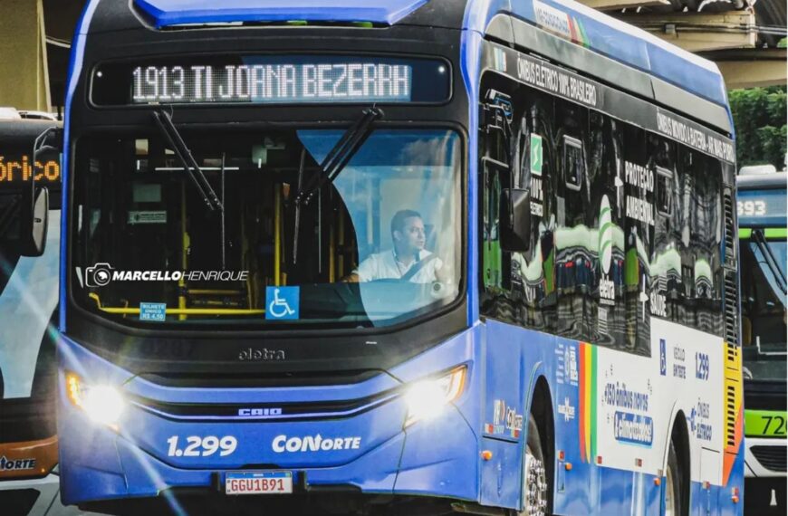 Grande Recife prepara compra de 100 ônibus elétricos para o transporte metropolitano