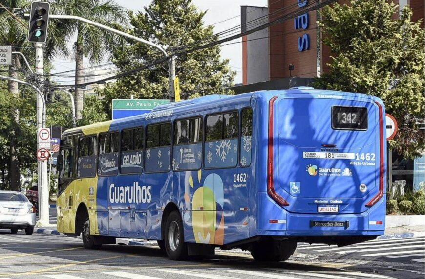 Guarulhos recebe 19 novos ônibus com ar-condicionado para o transporte público