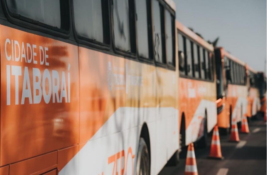 Itaboraí recebe 10 novos ônibus com tecnologia Euro 6 para o transporte urbano