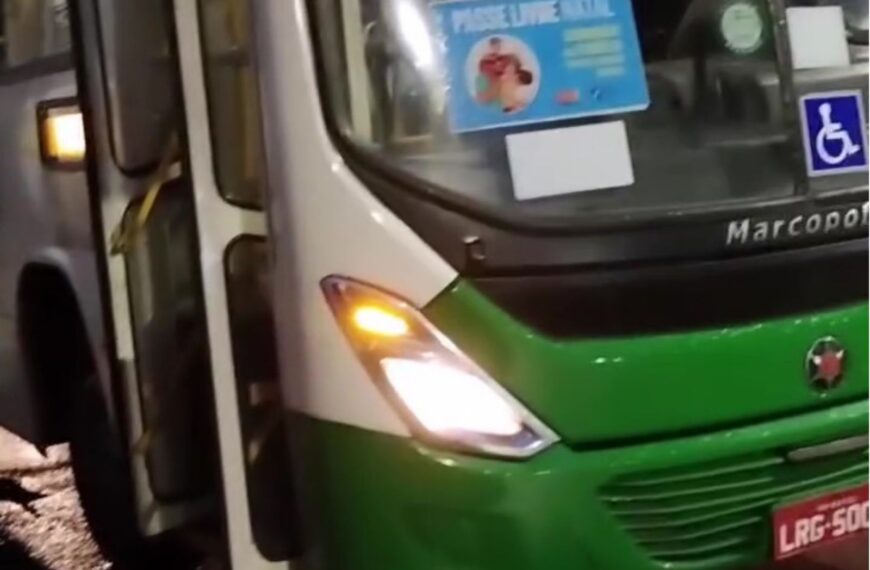 Ônibus perde os freios durante descida em Mãe Luiza, em Natal