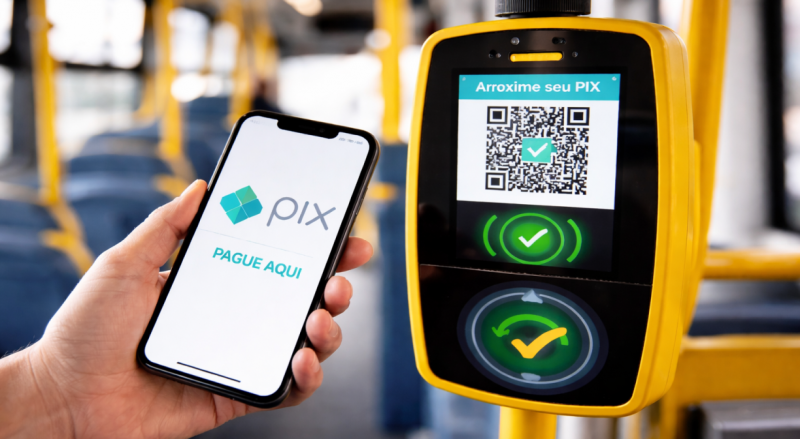 Câmara de Natal aprova projeto que permite pagamento de ônibus por PIX