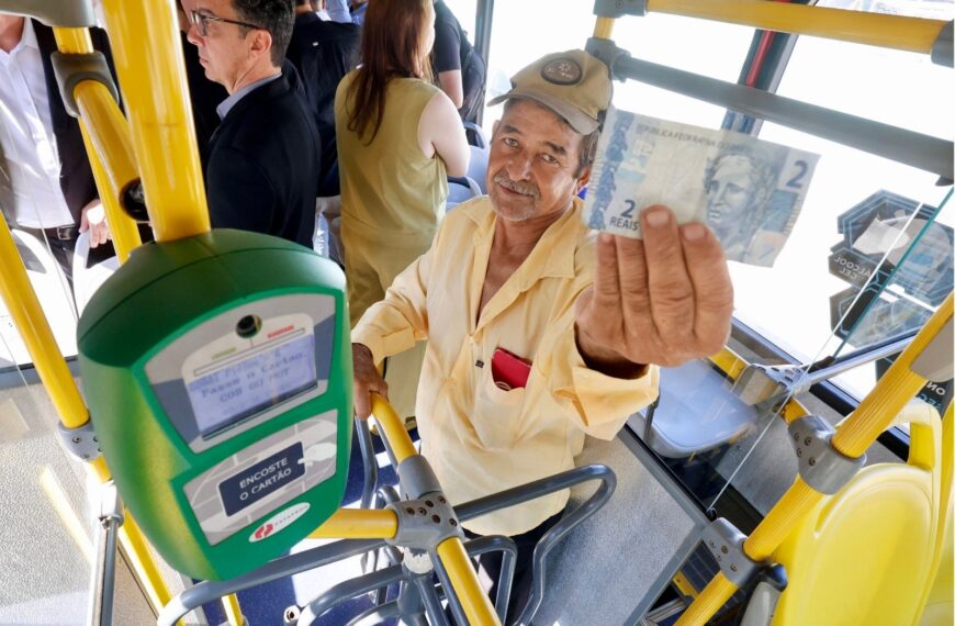 Prefeitura de Rondonópolis anuncia redução da passagem de ônibus para R$ 2