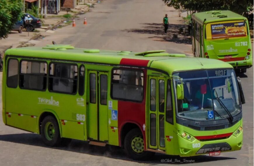 Rodoviários de Teresina paralisam ônibus nos horários de pico nesta segunda-feira (18)