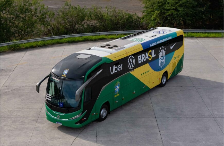 Seleção Brasileira contará com ônibus e caminhão da Volkswagen em preparação para a Copa