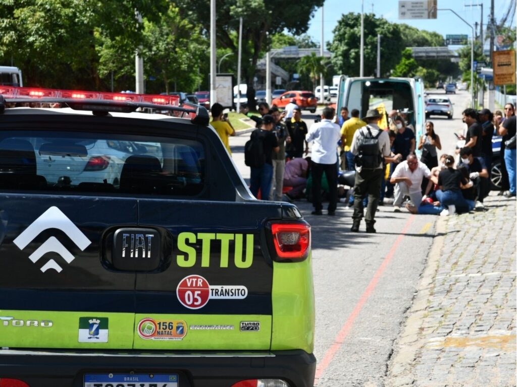 Simulação de sinistro em Natal marca campanha do Maio Amarelo 2026