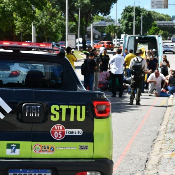 Simulação de sinistro em Natal marca campanha do Maio Amarelo 2026