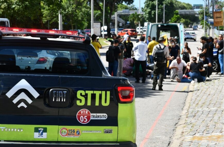 Simulação de sinistro em Natal marca campanha do Maio Amarelo 2026