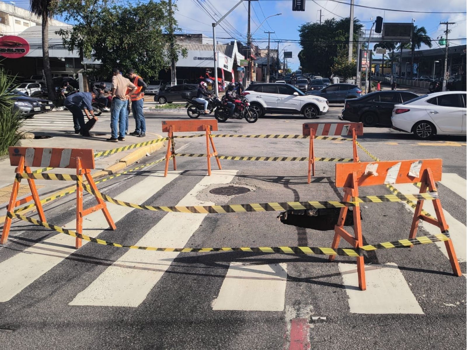 Avenida Prudente de Morais tem interdição parcial para obra da CAERN em Natal