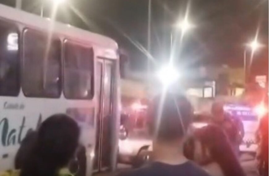 Confusão em ônibus da linha 33 interrompe viagem após retorno do São João de Natal