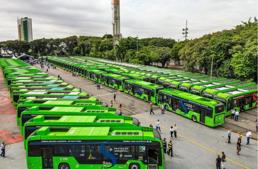Em cinco meses, Brasil supera vendas totais de ônibus elétricos registradas em 2024