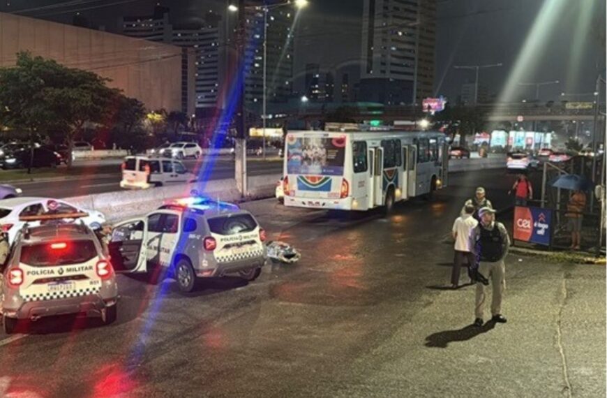 Homem morre após ser atropelado por ônibus na BR-101, em Natal