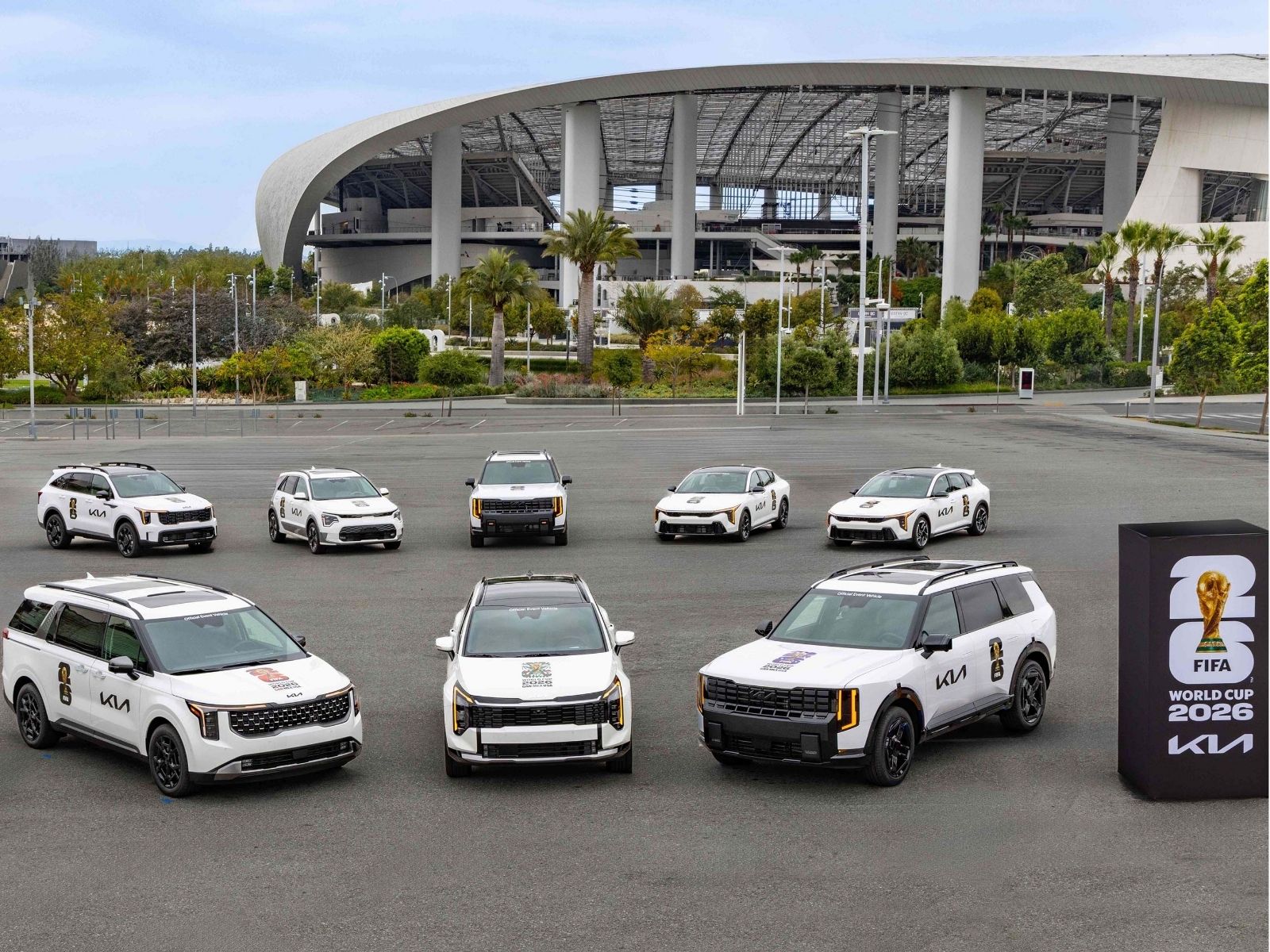 Kia entrega 660 veículos para operações da Copa do Mundo FIFA 2026