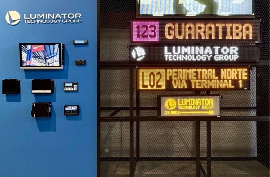 Luminator apresentará tecnologias para informação de passageiros na Lat.Bus 2026