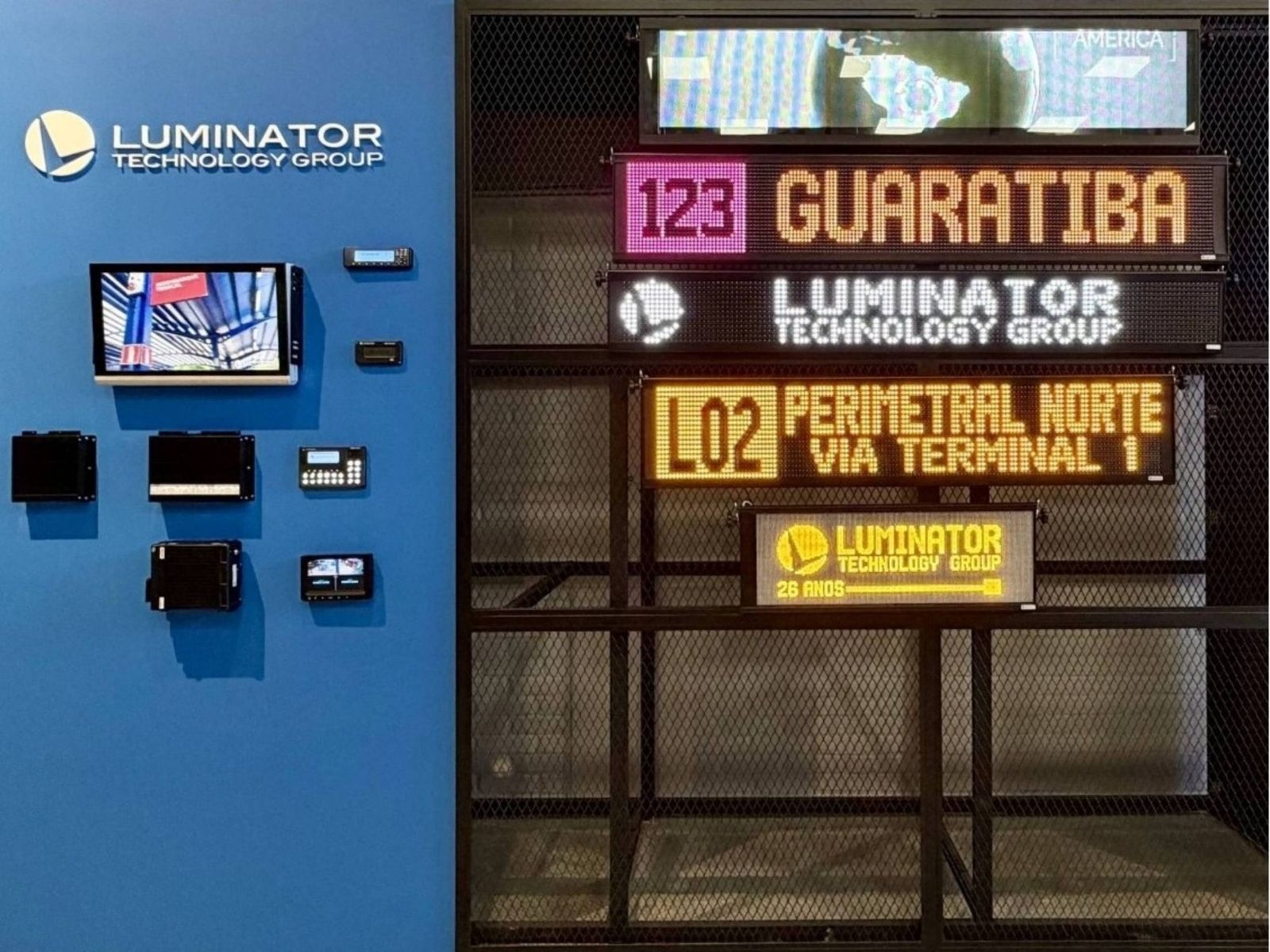Luminator apresentará tecnologias para informação de passageiros na Lat.Bus 2026