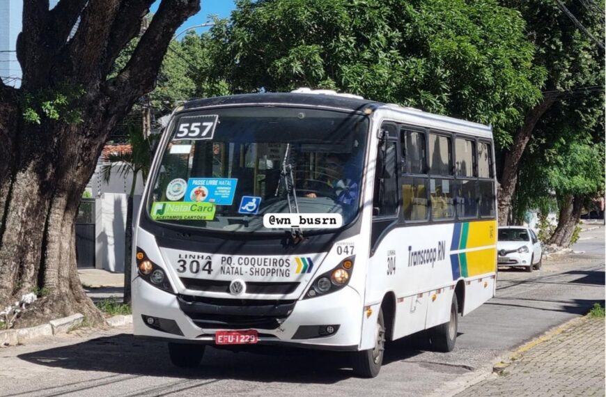 Nova linha 557 começa a operar em Natal ligando Mãe Luíza à Cidade Alta e ao Alecrim