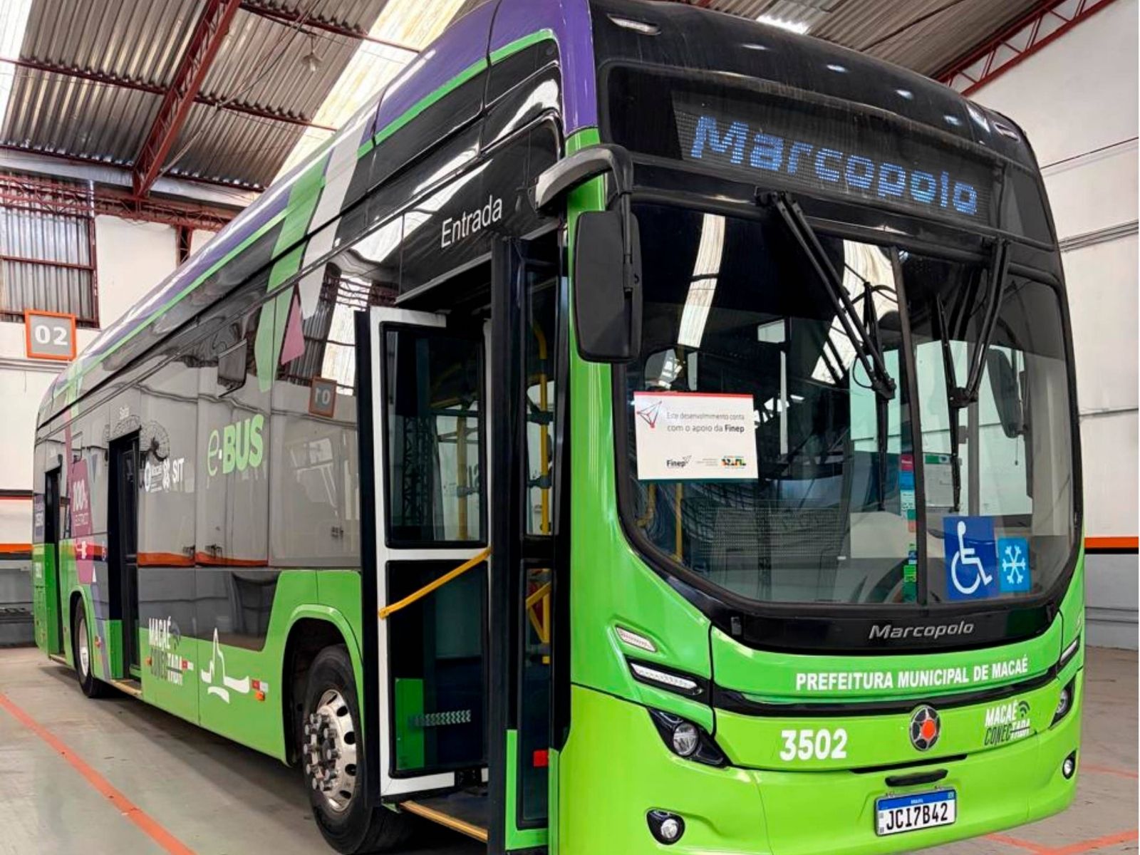 Ônibus elétrico da Marcopolo conclui testes em Macaé com consumo médio de 1,39 kWh por quilômetro