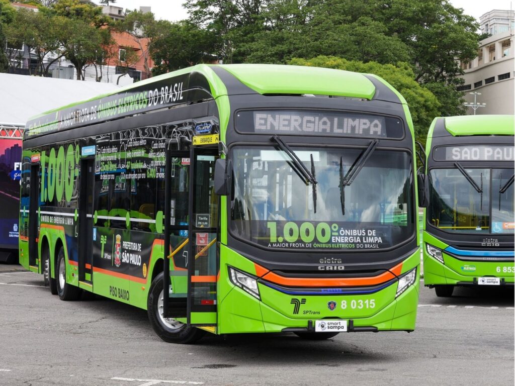 Prefeitura de São Paulo libera R$ 324,3 milhões para compra de ônibus elétricos da SPTrans
