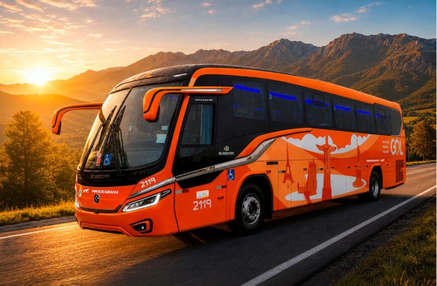 Busscar entrega sete ônibus à Piracicabana para transporte de equipes da GOL entre aeroportos de São Paulo