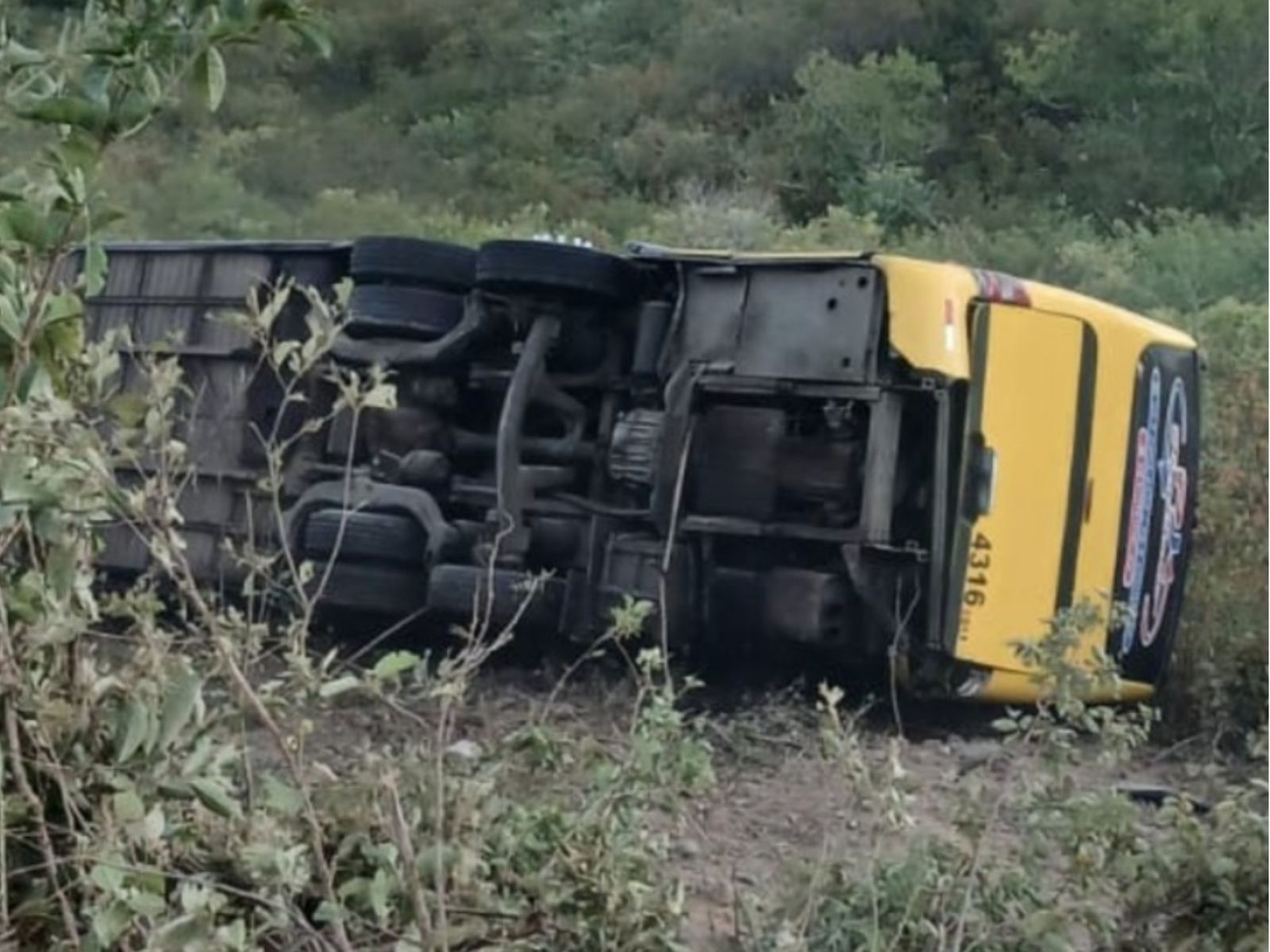 Ônibus com mais de 40 romeiros tomba em Canindé e provoca duas mortes