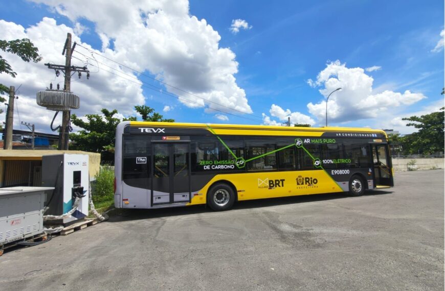 Rio prevê remuneração 12% maior para ônibus elétricos na nova licitação do transporte