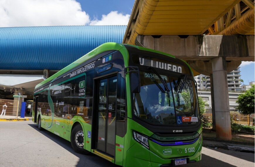 São Paulo libera R$ 89,4 milhões para ampliar frota de ônibus elétricos