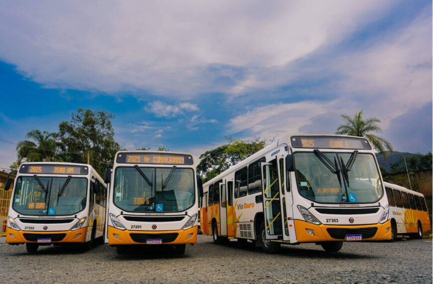 Via Ouro amplia frota com sete ônibus Marcopolo Torino para operação em Nova Lima