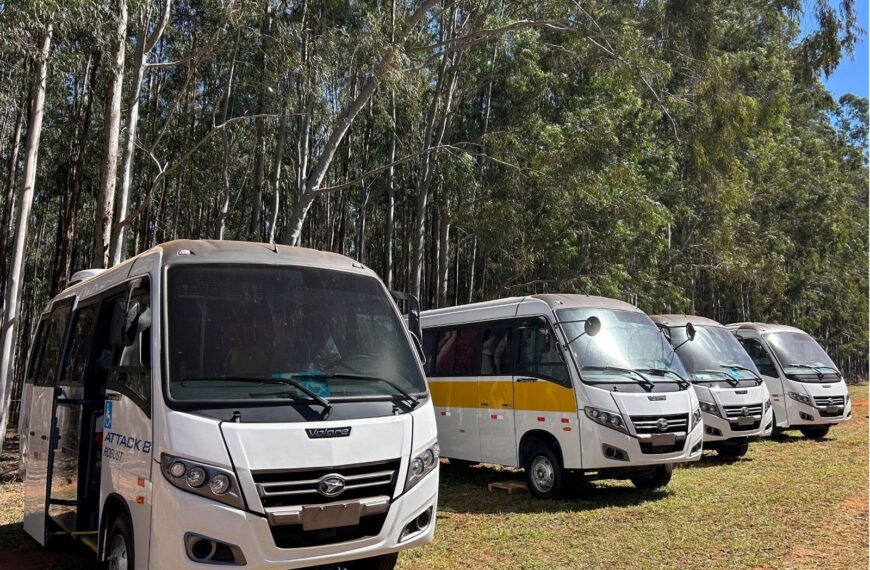 Volare apresenta micro-ônibus para agronegócio e transporte escolar na ExpôAgroPec Brasil