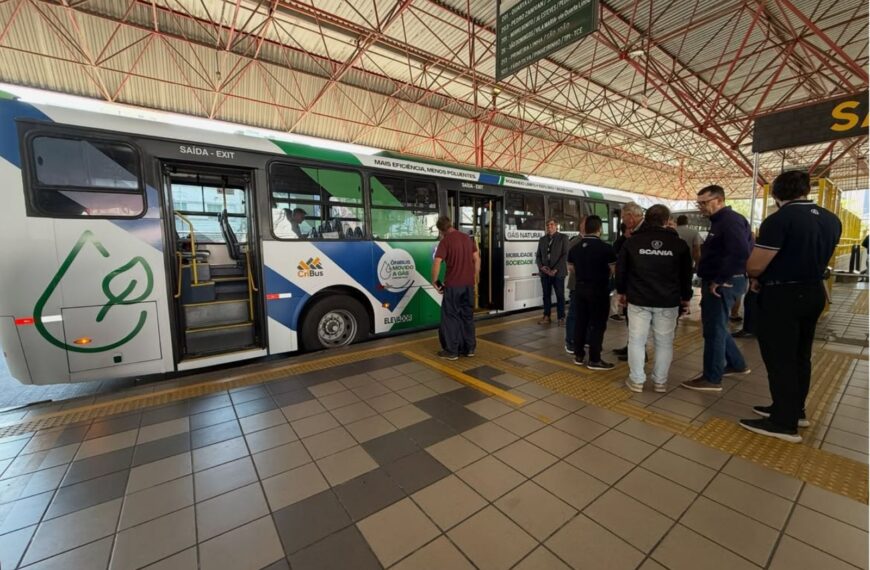 Criciúma testa ônibus a biometano por 30 dias no transporte coletivo