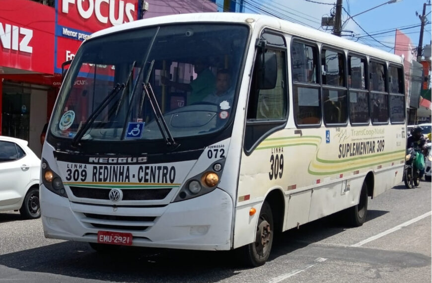 Linha 309 será desativada em Natal a partir de segunda-feira (31)