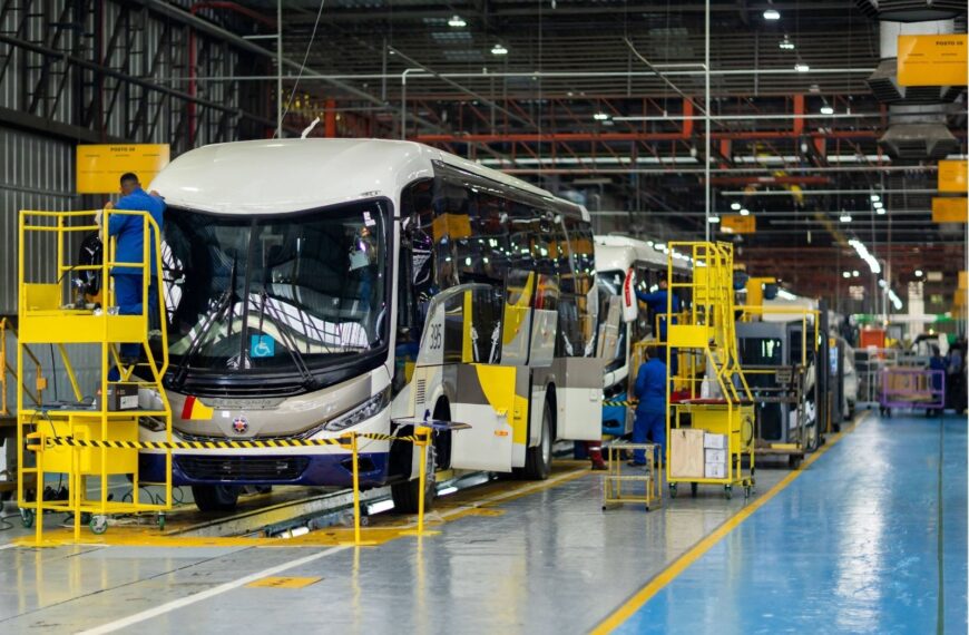 Marcopolo amplia produção de ônibus e registra receita de R$ 2,37 bi
