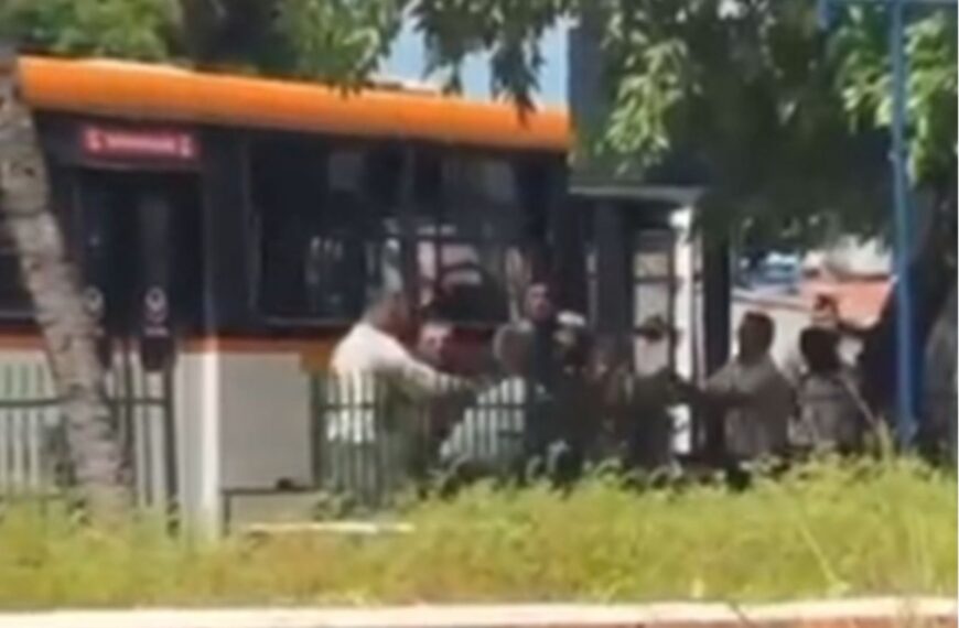 Motorista de ônibus é agredido por cinco motociclistas após briga de trânsito no Grande Recife